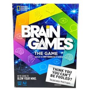 Brain Games The Game National Geographic TV Series Challenge Puzzle Party Comple